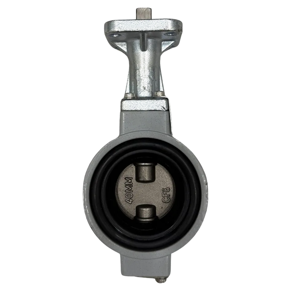 Aluminium wafer-type butterfly valve